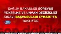 saglik-bakanligi-gorevde-yukselme-ve-unvan-degisikligi-sinavi-basvurulari-17’mart’ta-basliyor